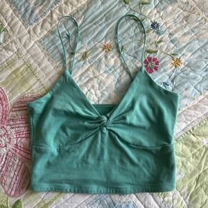 Aeropostale Teal Crop Top